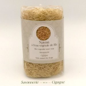 Savon à l'eau végétale de riz avec Loofah 130g