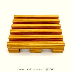 Porte savon bois