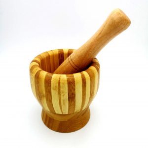 Mortier bois exotique