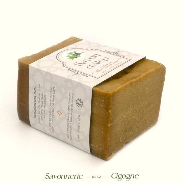 Savon-Alep-40PourCent-Huile-Baie-Laurier
